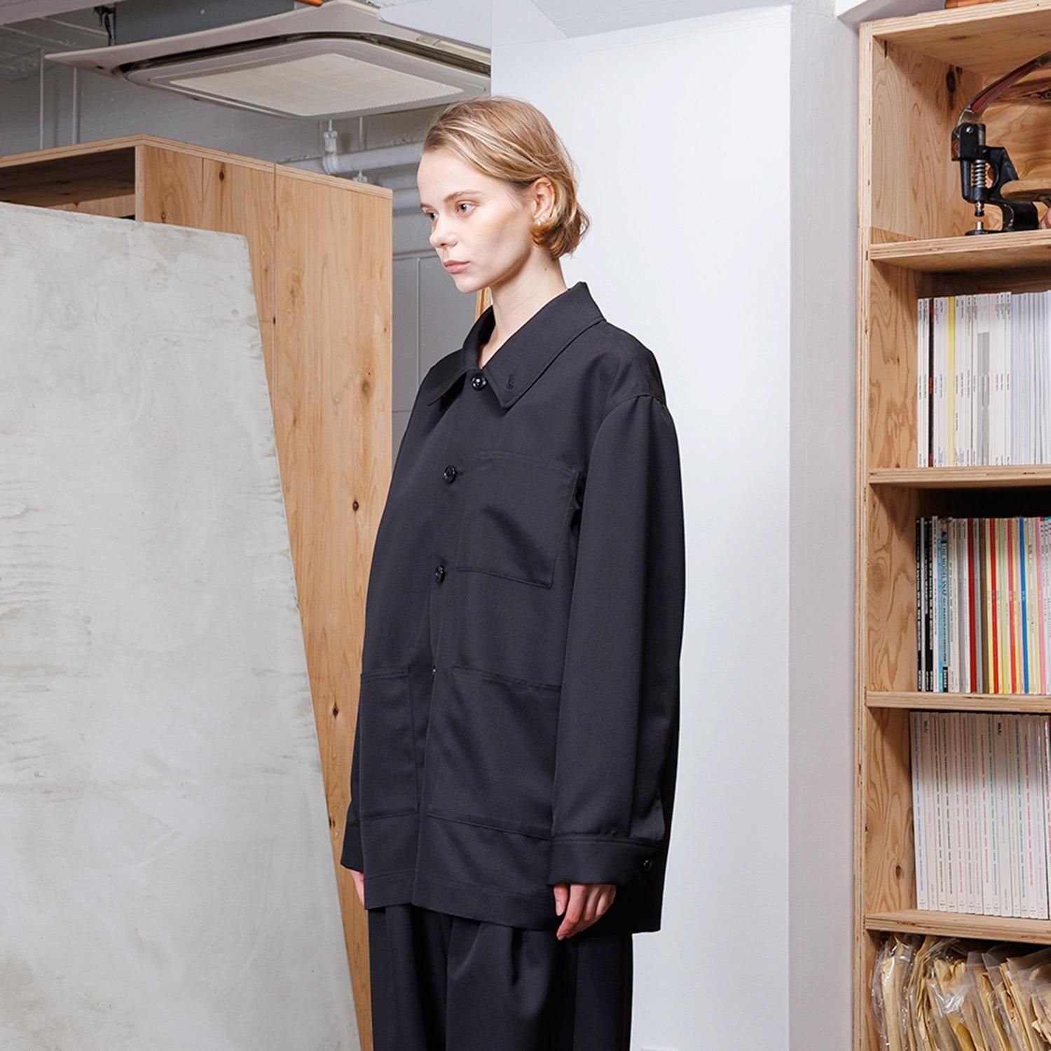 VOAAOV ナイロンジャケット VOAAOV【ヴォアーブ】Aging nylon twill coach jacket nylon