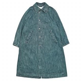 VOAAOV<br>RANDOM CRUNCH DENIM Long Coat - used