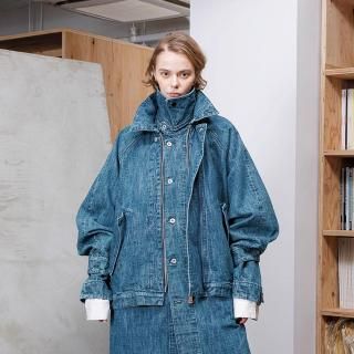 VOAAOV<br>RANDOM CRUNCH DENIM Oversize Blouson - used