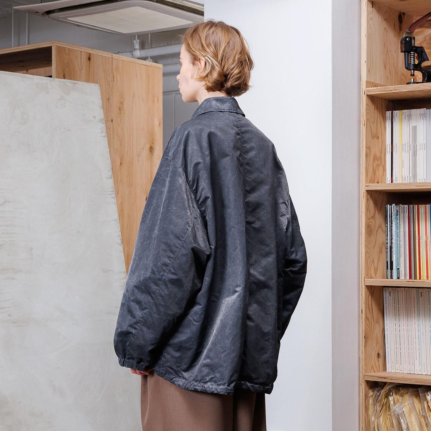 VOAAOV ナイロンジャケット VOAAOV【ヴォアーブ】Aging nylon twill coach jacket nylon