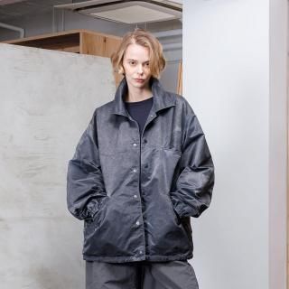 VOAAOV<br>AGING NAYLON TWILL Coach Jacket