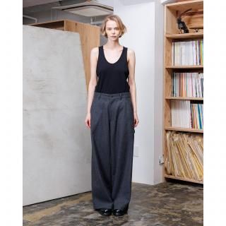 VOAAOV<br>RECYCLED MELTON Work Wide Pants