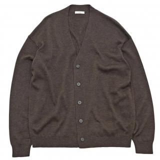 ATON<br>WOOL WASHI OVERSIZED CARDIGAN
