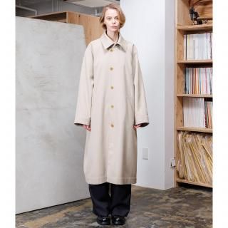 VOAAOV<br>BISHU OLD WOOL GABARDINE Long Coat
