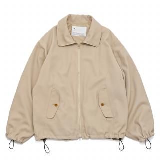 VOAAOV<br>BISHU OLD WOOL GABARDINE Zip Blouson