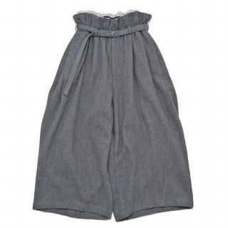 my beautiful landlet<br>BISHU WOOL WIDE BELT PANTS