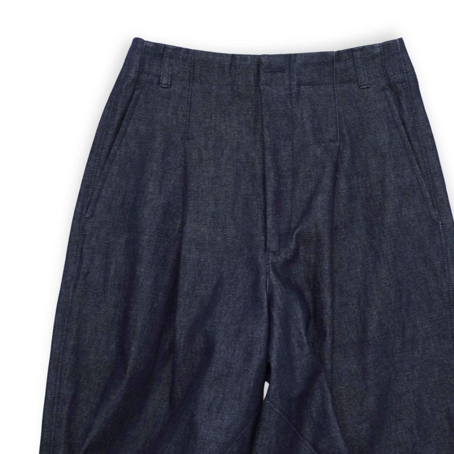 RONRON ♥ FLOUNCE HEM DENIM PANTS /追跡付 25SS新作【RONRON】FLOUNCE HEM DENIM PANTS☆2色