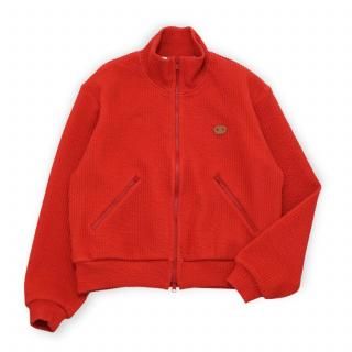 MATSUFUJI<br>Stripe Jacquard Stand Collar Jacket