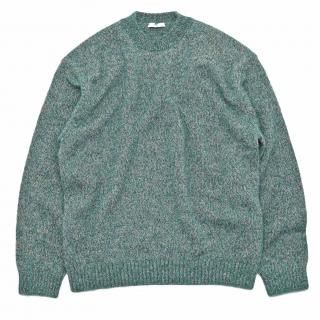 ATON<br>WOOL ALPACA MOHAIR CREWNECK SWEATER
