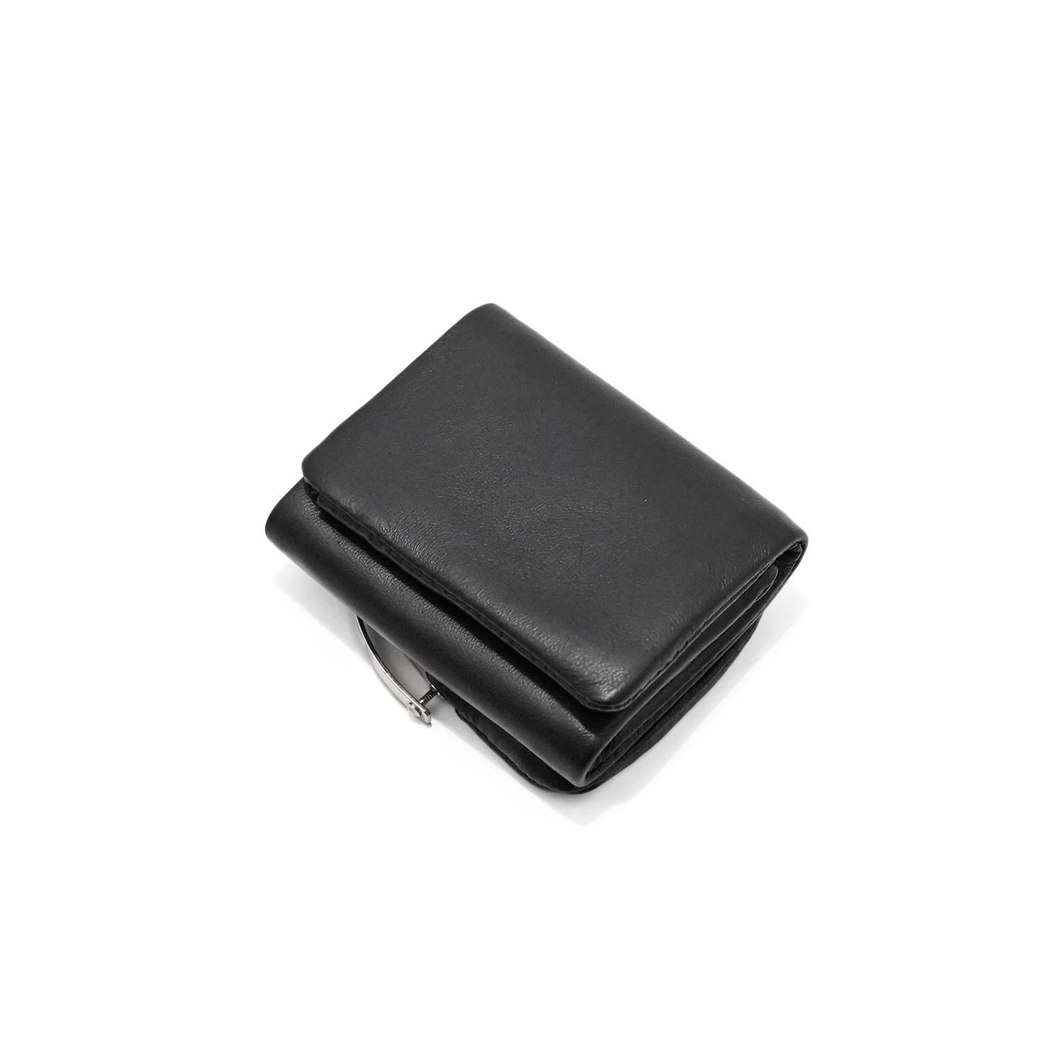ED ROBERT JUDSON 別注 frame trifold walle ODD - FRAME TRIFOLD WALLET / BLACK (BOX GRAIN) | ED ROBERT