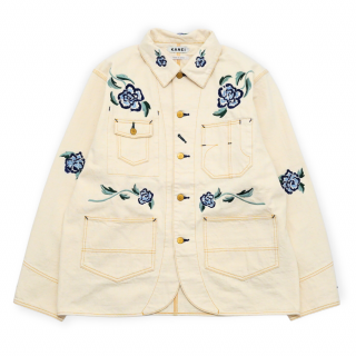 KANEI<br>EMBROIDERY DENIM COVERALL
