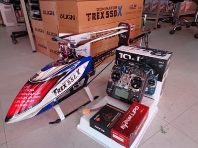 Ｔ－ＲＥＸ５５０Ｘスーパーコンボ＋フタバＴ１０Ｊ 組立調整済完成機