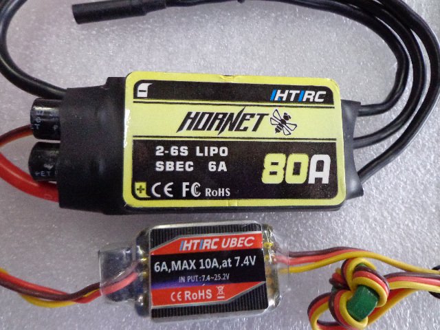 HTIRC HORNET 80A SBEC7.2V6A Max10A 新古アンプ - ラジコンPROショップ　R４５６