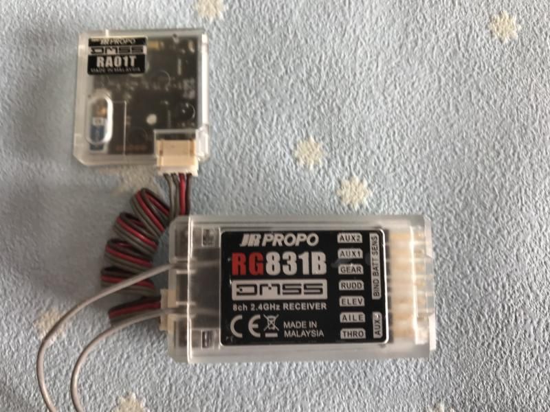 JR受信機　RG831B＋RA01T JR受信機 RG831B＋RA01T JR RG831B 8-Ch DMSS Full-Range Rx w