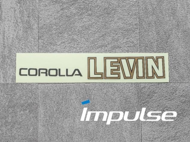ھֹ067AE862ɥ֥ӥѥƥå() / AE86 for Zenki 2 door Levin Trunk sticker (Black)