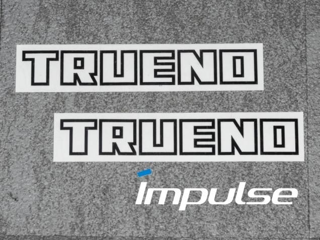 ھֹ033AE86֥ȥΡѥ⡼륹ƥå 1å2() / AE86 Truenoquarter mall sticker (1set/2sheets) Black