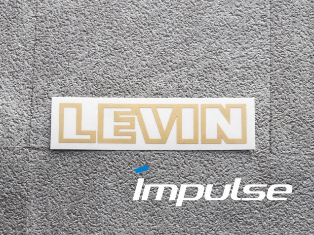 【商品番号037】ＡＥ８６「ラジエータグリルレビン」用ステッカー AE86 「Radiator grill Levin」 sticker 		
