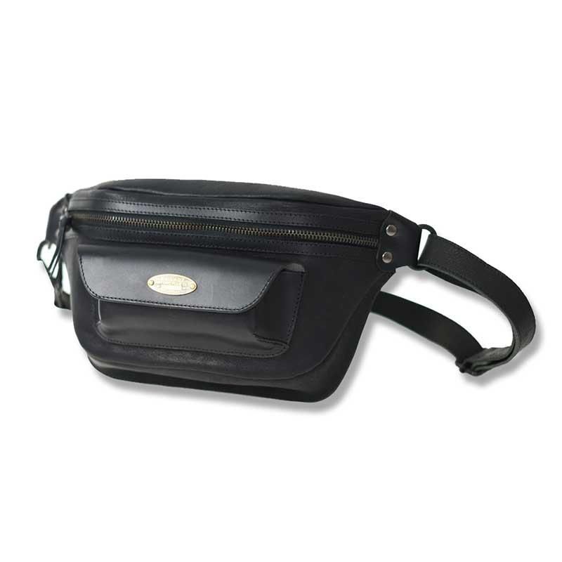 EVILACT LEATHER WAIST BAG