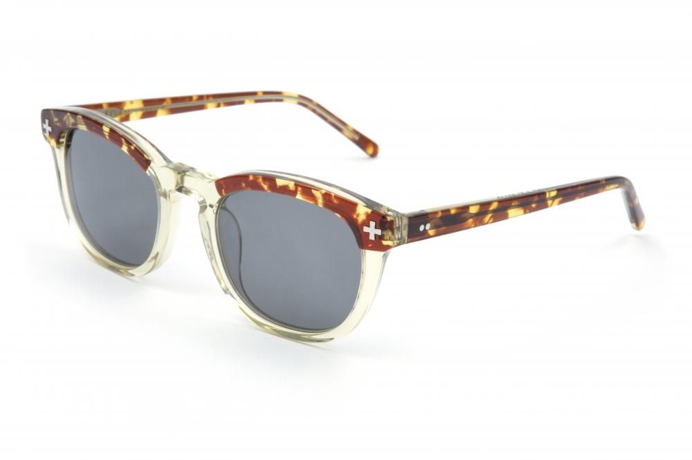 YALE  tortoiseshellvintage clear frame / smoke lens