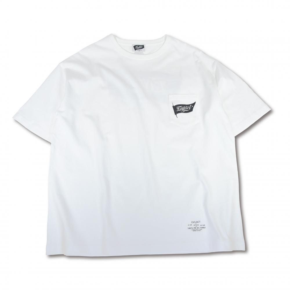 EVILACT Old Flag big silhouette T's S/S