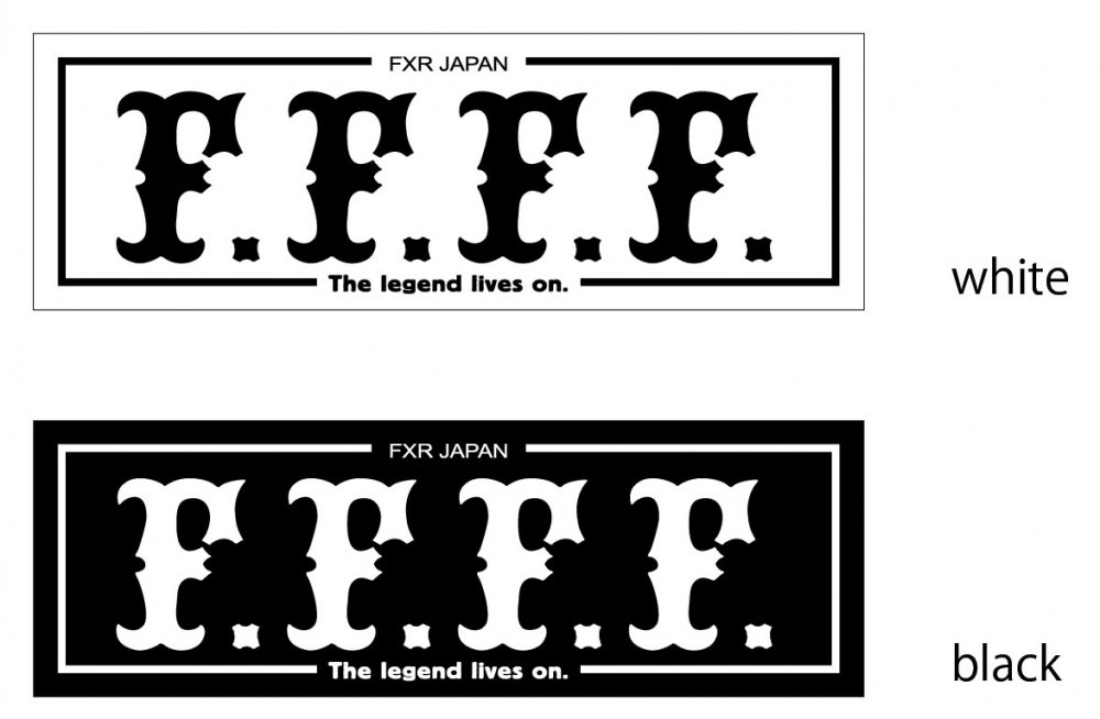 FXR JAPAN×EVILACT F.F.F.F. sticker  S