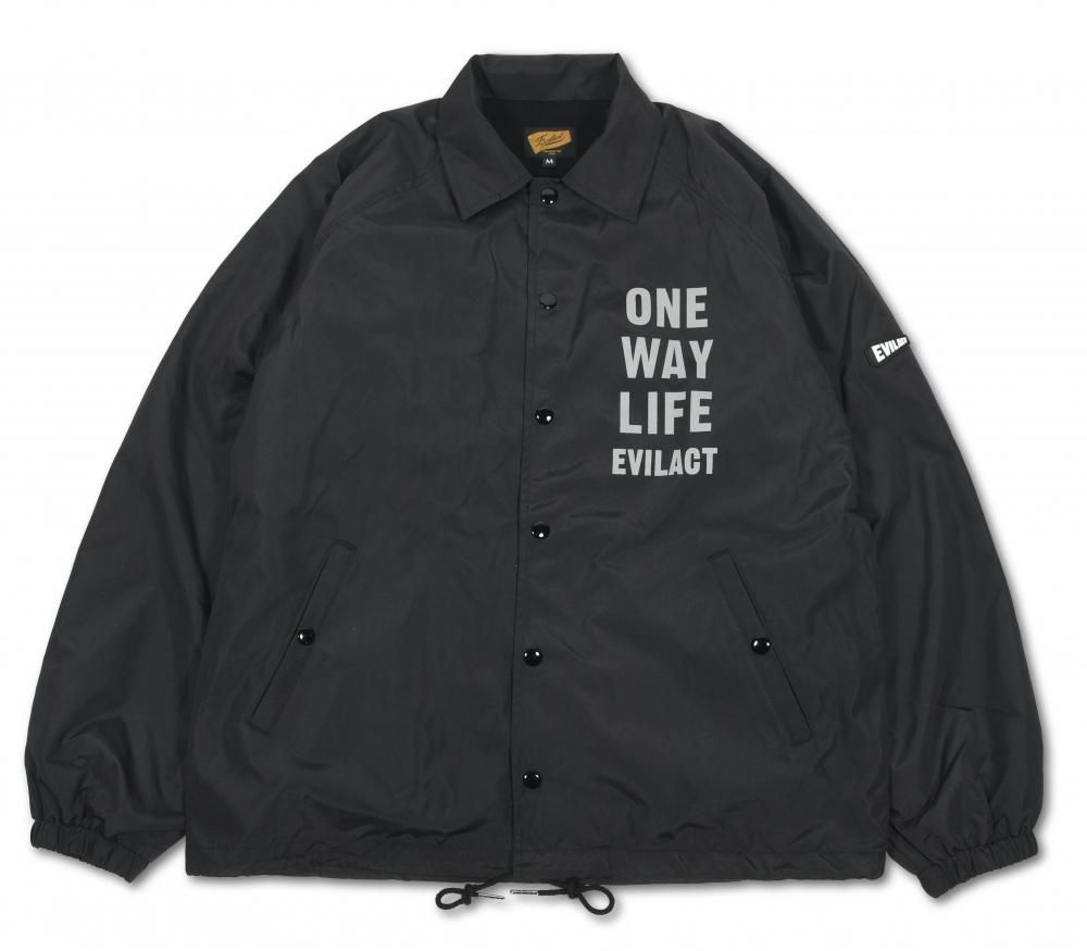 EVILACT Reflective O.W.L. Coach Jacket / black