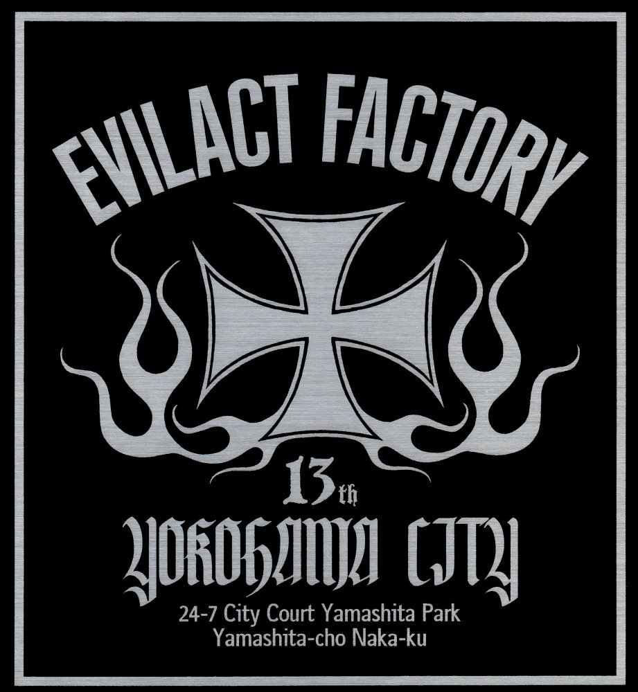 EVILACT Factory 13th anniversary sticker / hairline【予約は終了しました】