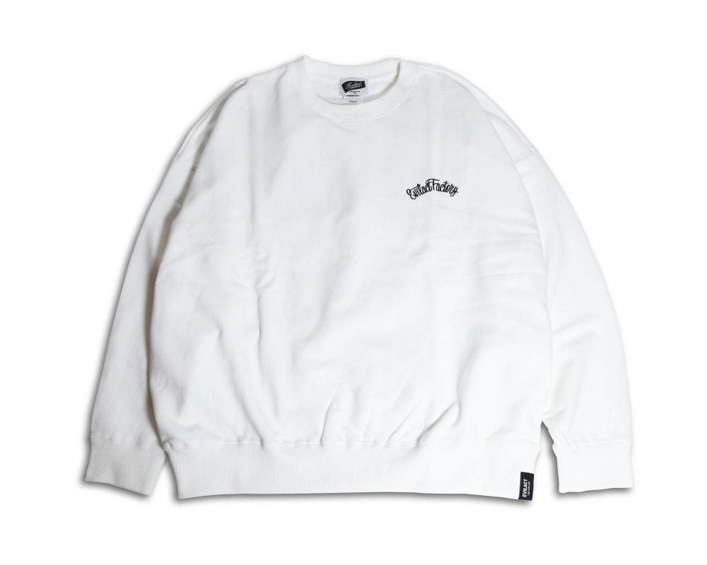 EVILACT FACTORY regular weight big silhouette sweat shirt
