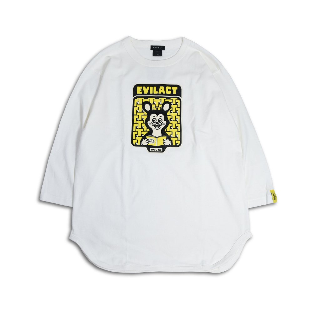 <img class='new_mark_img1' src='https://img.shop-pro.jp/img/new/icons1.gif' style='border:none;display:inline;margin:0px;padding:0px;width:auto;' />EVILACT 3/4 sleeve Baseball T’s “Amon with DT” 期間限定発売！
