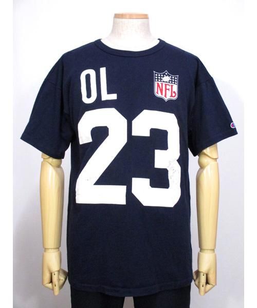 COAST ファッション 鬼フェード80sチャンピオン茄子紺フットボールT