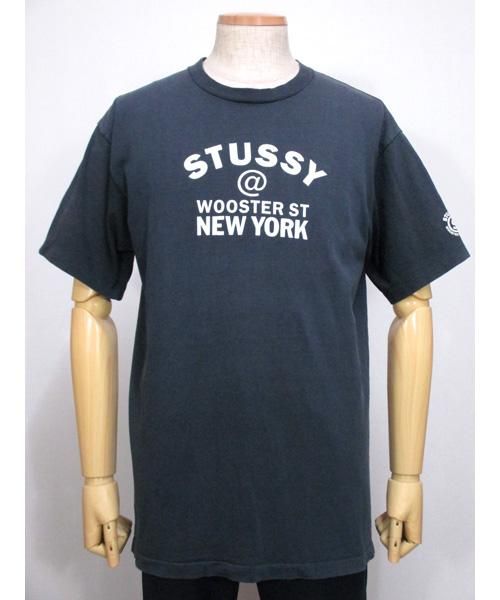 ステューシーSTUSSYニューヨークTシャツ 90年代アメリカ製 紺タグ