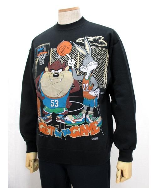90s USA製　vintageビンテージ半袖スウェット カレッジ柄 カレッジプリント ビンテージ半袖スウェット 黒【0528A09