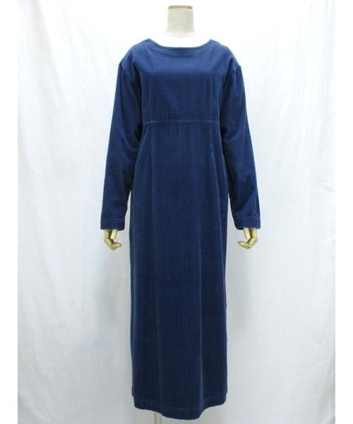 Willi Wear太畝コーデュロイ長袖ロングワンピース 90年代 古着屋chum Willi Wear太畝コーデュロイ長袖ロングワンピース 90年代 古着屋chum