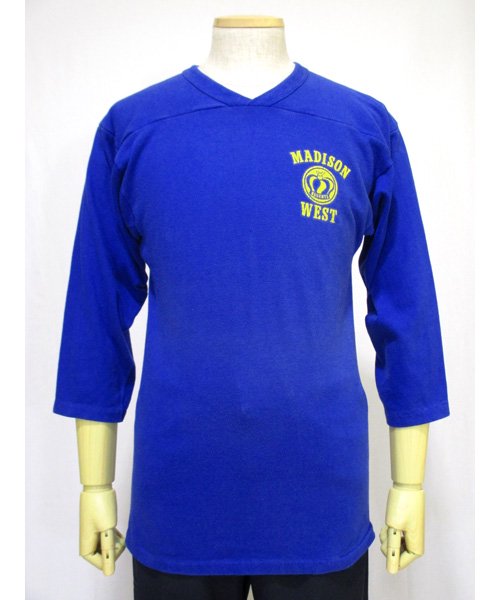 RUSSELL ATHLETIC七分袖フットボールTシャツ 70年代アメリカ製- 古着屋Chum