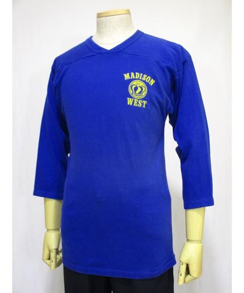 RUSSELL ATHLETIC七分袖フットボールTシャツ 70年代アメリカ製
