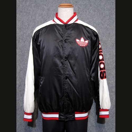 old adidas レザー ジャケット RUN DMCvintage