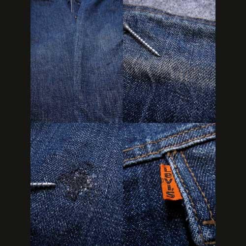 80's ビンテージ 古着 Levi'sリーバイス デニム ブッシュ