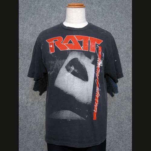 80's 古着 RATTラット 1987年DANCING UNDERCOVERツアー バンドTシャツ 