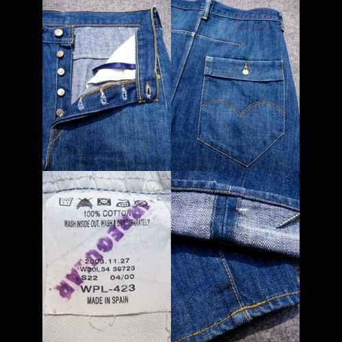古着 リーバイスレッドLevi's RED立体裁断1stスタンダードデニム 古着 リーバイスレッドLevi's RED立体裁断1stスタンダードデニム