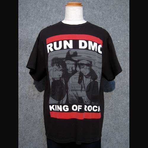 古着 RUN DMCプリントTシャツ黒・KING OF ROCK XLサイズ - 古着 通販 ...