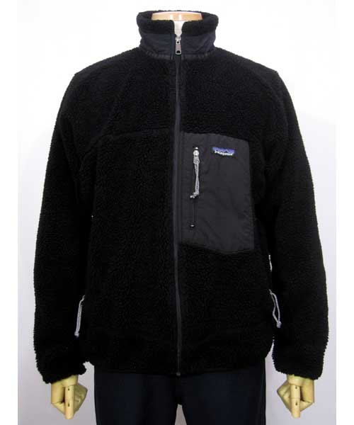 古着 2000年製パタゴニアPatagoniaレトロX・フリースジャケット黒 - 古着 通販メンズ・レディースの古着屋Chum
