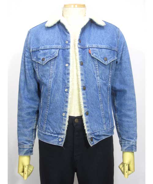 古着 リーバイスLevi'sボアデニムジャケット・80年代 Sサイズ - 古着 通販メンズ・レディースの古着屋Chum