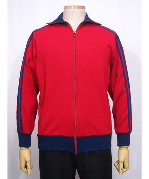 古着 70年代adidasジャージ赤×紺・ユーゴスラビア製アディダス - 古着 通販メンズ・レディースの古着屋Chum