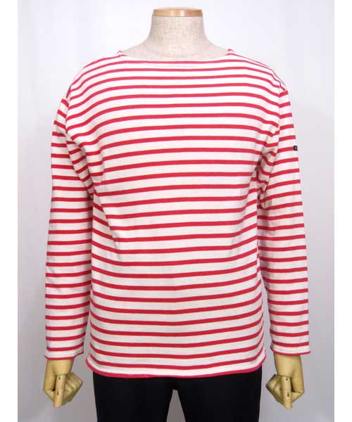セントジェームスSAINT JAMESボーダーバスクシャツ赤×白 - 古着 通販 ...