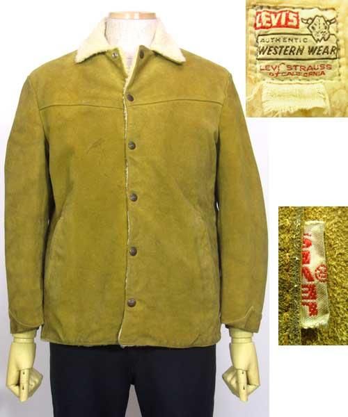 １９５０～６０年代 リーバイスLevi'sショートホーンスウェード 