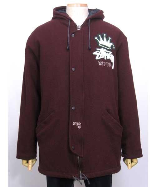 old stussy 80s 90s ウールコート 折れクラウン - beaconparenting.ie