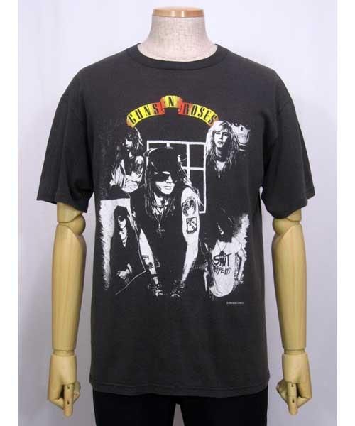 80~90年代 GUNS N' ROSES ガンズアンドローゼズ バンドTシャツ バンT メンズL ヴィンテージ /evb002109不明年代