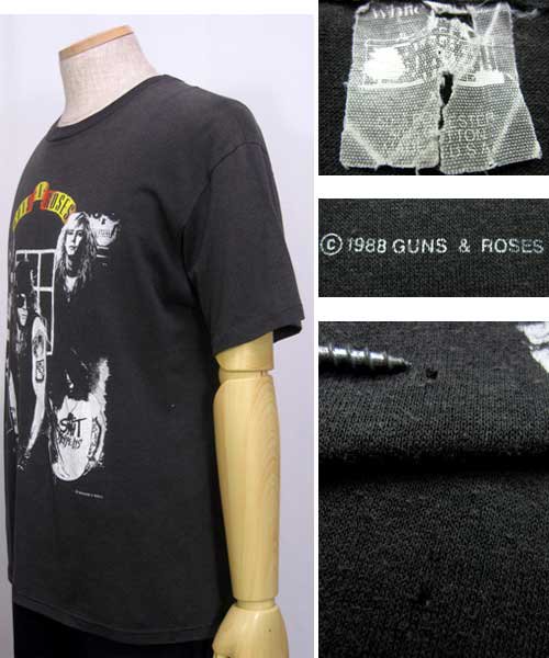 ガンズ&ローゼスGuns N' RosesバンドTシャツ（Appetite For 