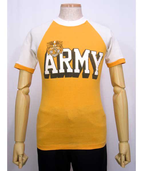 USMAウエストポイント軍物プリントTシャツ（７０年代Collegiate