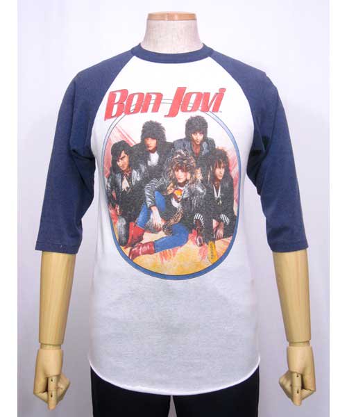 BON JOVIボン・ジョヴィ１９８７年ツアーバンドTシャツ Lサイズ - 古着